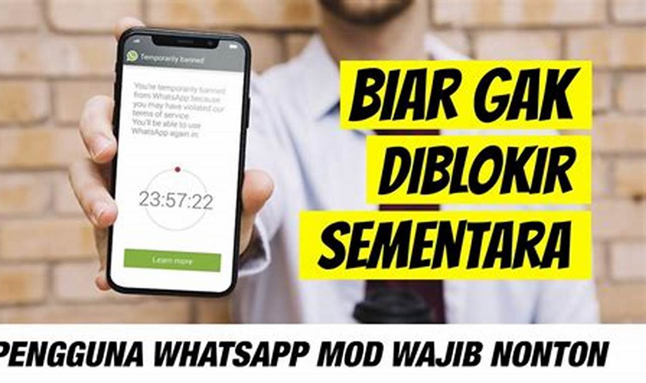Cara Mengatasi Whatsapp Diblokir Sementara Cara Mengatasi Whatsapp Diblokir Sementara